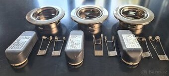 Podhledová svítidla + patice GU10 a 16 ks LED GU10 žárovek