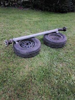 Náprava na vozík komplet s koly.