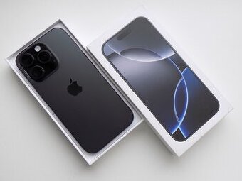  APPLE iPhone 16 Pro 512GB Černý Titan - ZÁRUKA - JAKO NOVÝ