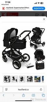 Kočarek 3 v 1 Kiduku z autosedačky