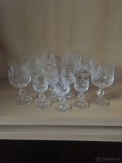 Broušené sklenice - 2 sady