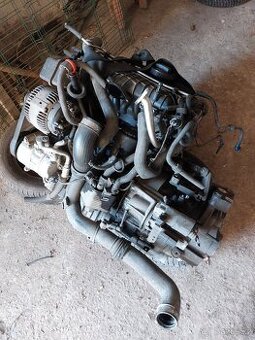 motor 103kw tdi bkp kompletní passat b6 + převodovka 4MOT