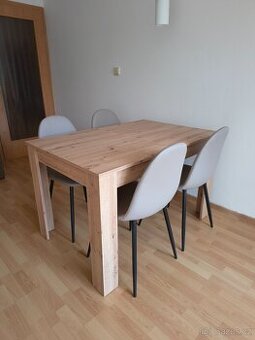 Prodám rozkládací jídelní stůl + židle - top stav - Praha 8