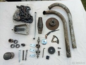 Jawa 250 speciál zbytek dílů po renovaci