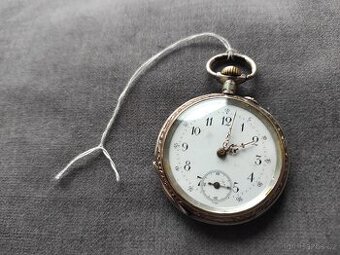 Kapesni hodinky cylindre stribro