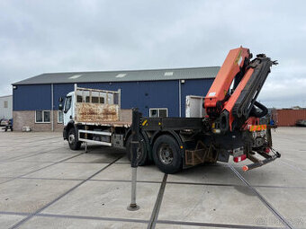 EUR5 Renault 6x4 valník + Palfinger 22tm / 15m