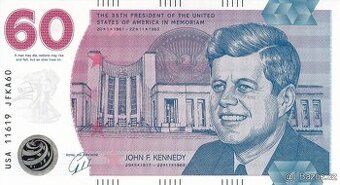 Pamětní tisk k 60. výročí zavraždění Johna F. Kennedyho,UNC