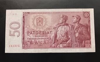 50kčs 1964 Vzácná série A 11