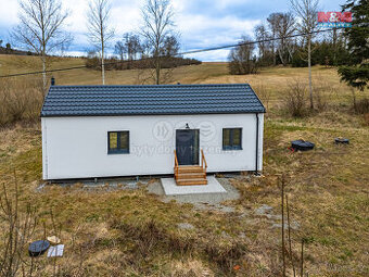 Prodej dřevostavby 40m2 a pozemku k bydlení 896m², Horoušany