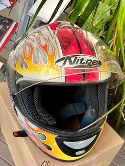Helma přilba na motorku Nitro racing 340 VX vel. M PC 3 tis