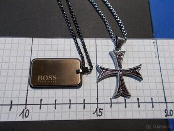 ŘETĚZ NA KRK- BOSS- + 1 ZDARMA