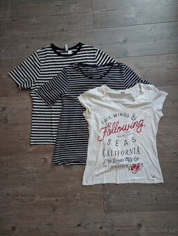 Set dámských triček 3ks vel. M