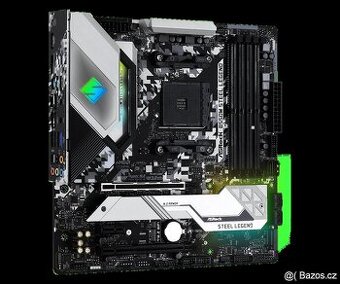 Základní deska ASRock Steel, AMD Ryzen 7, DDR4 32GB, 4v1