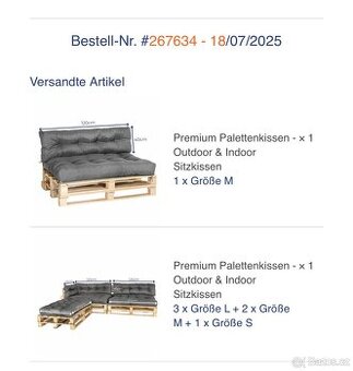 Zahradní sada podsedáků