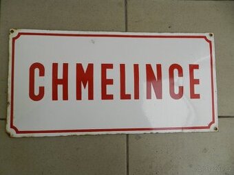 SMALTOVANÁ CEDULE CHMELINCE