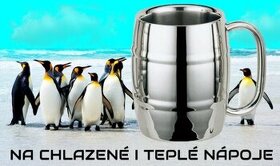 KOVOVÝ TERMO "PŮLLITR" 400 ML