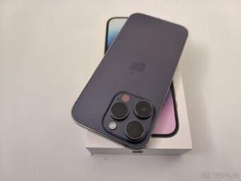 apple iphone 14 PRO MAX 256gb Purple / Batéria 100%