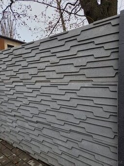 Betonový plot skládaný + Zdarma 
