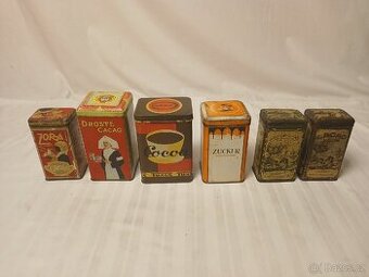 Starožitné reklamní plechovky