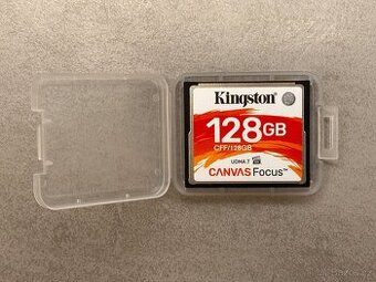 Paměťová karta CF Kingston CANVAS Focus 128GB Compact Flash