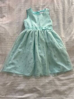 Společenské šaty vel. 122, barva mint