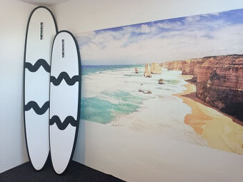 surfboard, surf Malibu 7'6, longboard 9'0