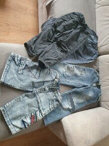 Chlapecké kalhoty 5/6 let , 4ks