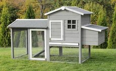 Výroba, velká králíkárna, kurník, slepičárna pro 5-6 slepic.