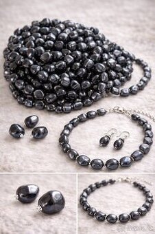 Nepravidelné skleněné perly 12 mm – barokní styl, elegantní