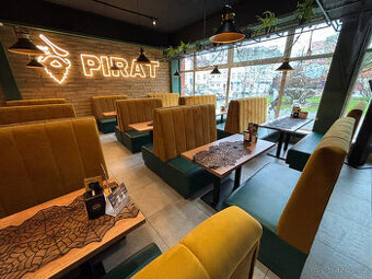 Čalouněné boxy do provozoven