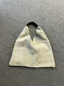kabelka, taška z kvalitní broušené kůže - 1