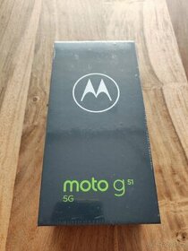 Prodám NOVÝ NEROZBALENÝ telefon Motorola G51 5G 4/64Gb - 1