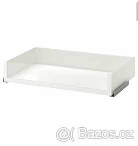 IKEA KOMPLEMENT Zásuvka s proskleným čelem, bílá, 100x58 cm - 1