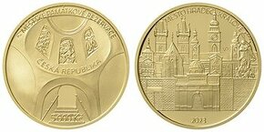 5000 Kč Hradec Králové - zlatá mince ČNB + rezervace Olomouc
