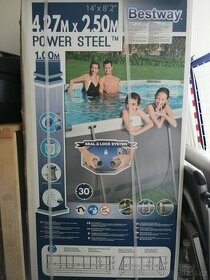 Bazén Bestway power steel 4,27x2,50+písková filtrace