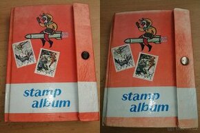 Poštovní známky, albumy, 2 kusy