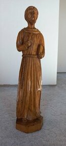 Dřevěná soška svatého Františka