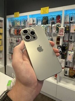 iPhone 15 Pro 128Gb Přírodní titan Záruka