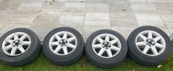 4x Alu kola SEAT 195/65 R15 s letni pneu
