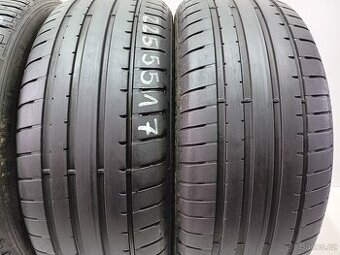 2ks lertní pneu 225/55/17/Dunlop