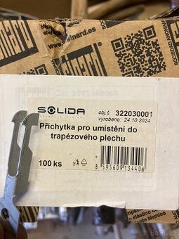 Přichytka pro umístění do trapézového plechu - 1