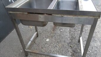 Gastro stůl dřezový rozměry vyfoceny...delka 100cm.