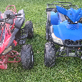 2x Čtyřkolka 125ccm + vlek - 1