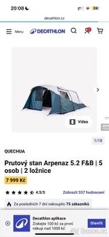 Stan QUECHUA Arpenaz 5.2 F&B nový