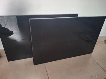 IKEA 2x čelo skříňky černý lesk 60x38 cm