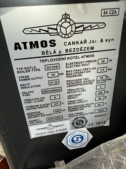 Kotel Atmos, akumulační nádrž Reflex 1500l