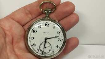 Starožitné pánské kapesní hodinky DOXA s medailema