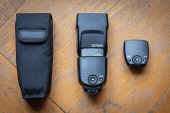 REZERVOVÁNO Prodám blesk Nissin Di700A + Air 1 pro Sony FE/E - 1