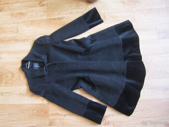 Zimní luxusní kabát vel. M/38, 50% vlna, 30% moher