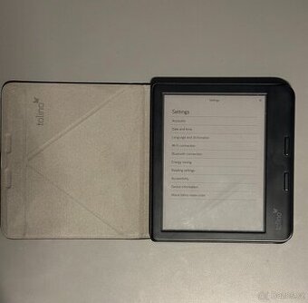 Čtečka knih Tolino Vision Color 32GB černá + obal